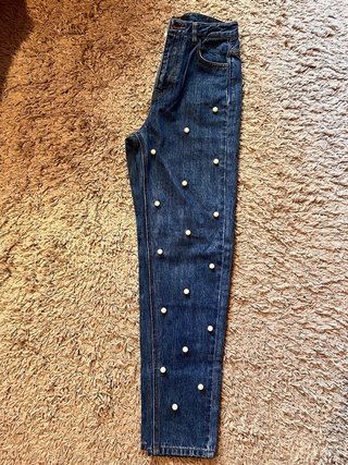 Pantalón Uterqüe Perlas Talla 36