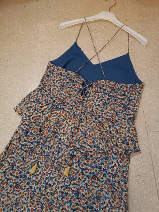 Vestido Zara floral tirantes talla M