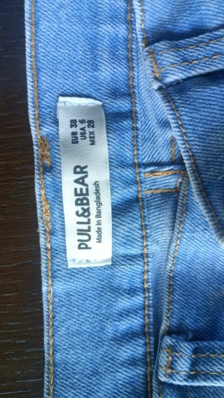 Lote 3 Vaqueros Pull&Bear Azules