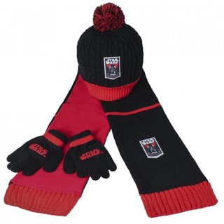 SET INVERNALE CAPPELLO SCIARPA GUANTI STAR WARS BAMBINO