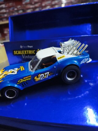 Scalextric Corvette Dragster Vintage Chevrolet