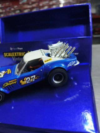 Scalextric Corvette Dragster Vintage Chevrolet