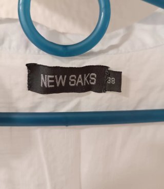Blusa NEW SAKS Blanca Talla S