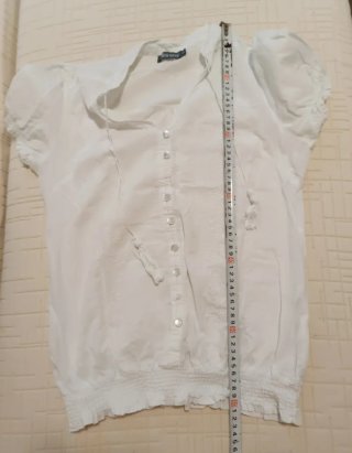 Blusa NEW SAKS Blanca Talla S
