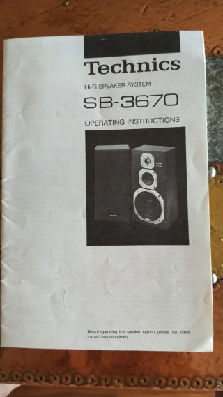 Altavoces Technics SB-3670
