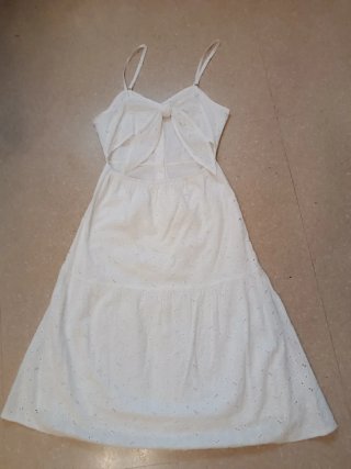 Vestido blanco tirantes S