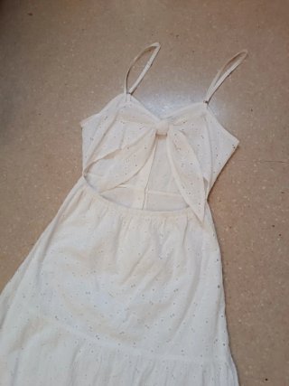 Vestido blanco tirantes S