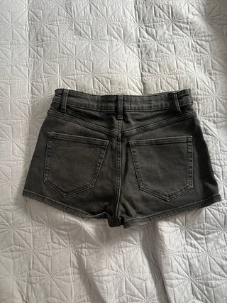 Falda pantalón vaquera gris