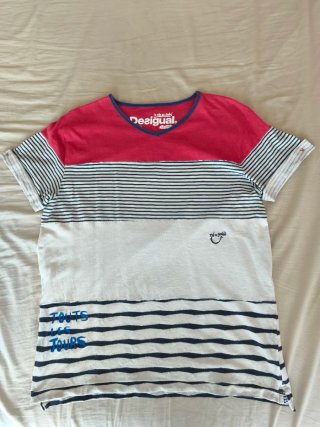 Camiseta Desigual Original XL "La Vida es Chula"