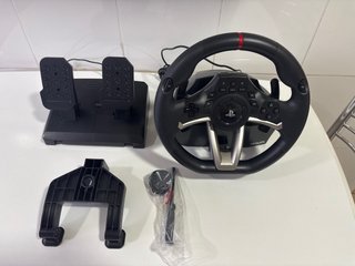 Volante PS4 con Pedales y Soporte
