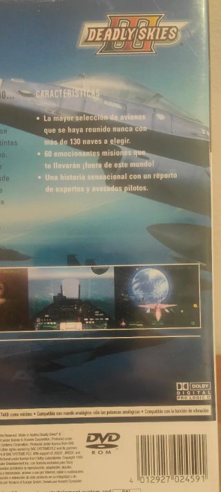 Juego PS2 Deadly Skies II Konami