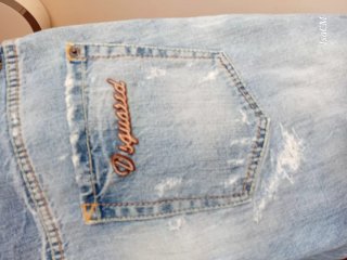 Bermudas Dsquared2 chico, vaquero rotos