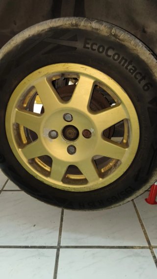 Llantas Speedline Doradas R15 4x108 ET40 6.5J