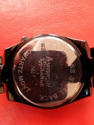 Reloj American Exchange Negro Nuevo