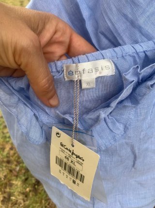Pijama Verano Azul Talla XL