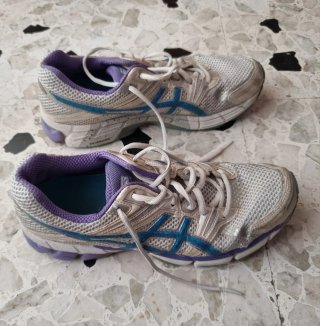 Scarpe Asics Donna Bianco/Blu