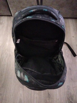 Mochila escolar Coolpack negra estampada