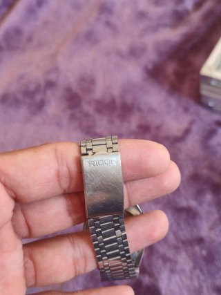 Reloj Ricoh Cuarzo Plata y Blanco