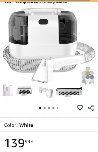 Aspiradora Agua Tapicería PUREBEAR 500W