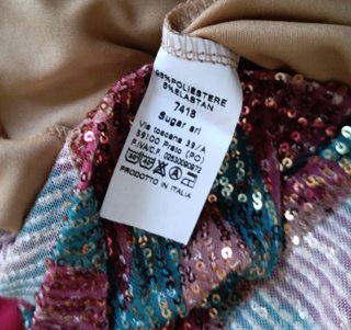 Vestido lentejuelas morado talla única