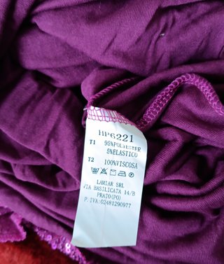 Vestido lentejuelas morado talla única
