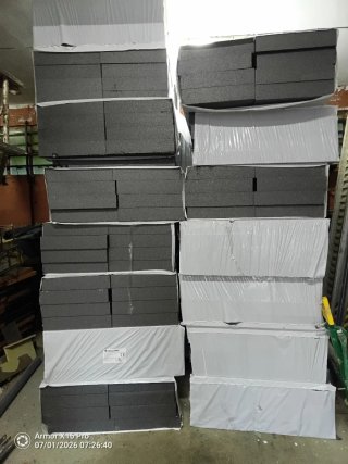 28 Paquetes de  Paneles Aislantes Grafito de10cm