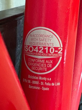 Bicicleta Monty 104 Niño