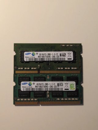Kit RAM DDR3 SODIMM 6GB (4GB+2GB) Portatile