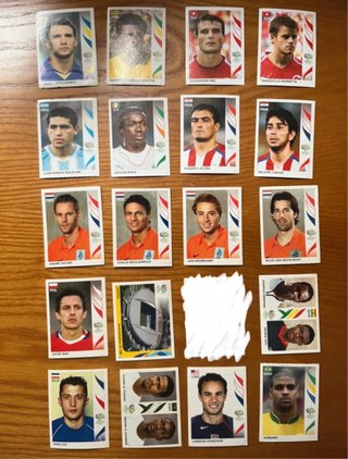 Lote 19 cromos Mundial Alemania 2006. Panini.