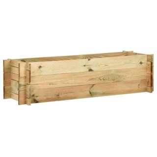 Fioriera Giardino Letto Vegetale in Legno Impregnato Design