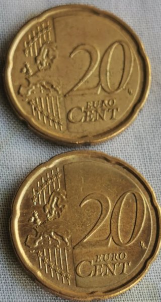 Monedas Bélgica Variantes