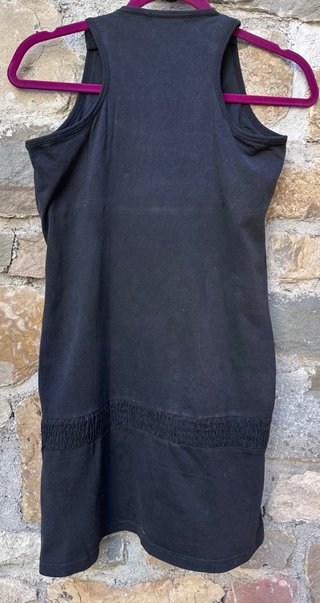 Vestido Roxy Negro Algodón Talla L