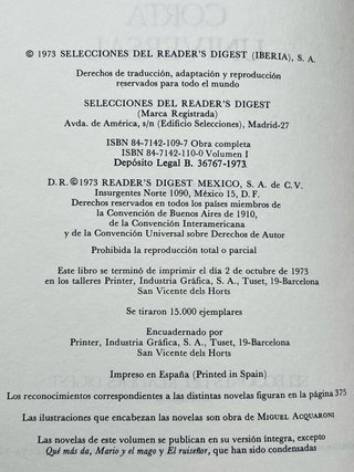 Antología de la novela corta universal