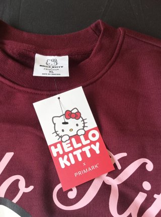 Felpa Hello Kitty Bordeaux
