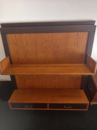 Mueble salón madera maciza 2 colores
