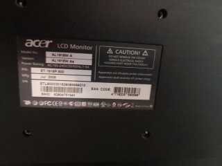 Monitor Acer Plata