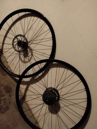 Ruedas de Bicicleta con Frenos de Disco 11v con