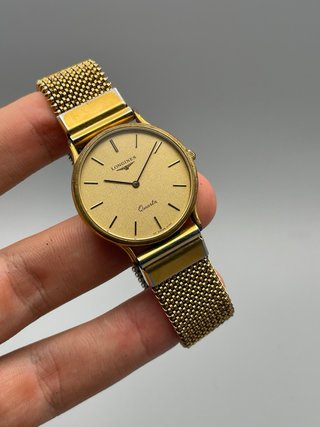 Reloj Longines Quartz Vintage Dorado