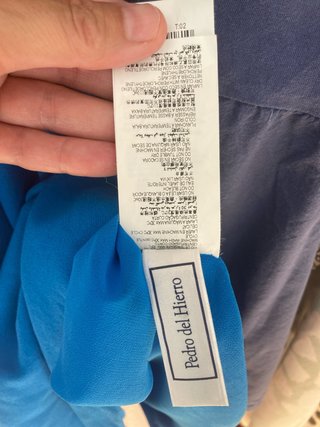 Vestido Pedro del Hierro azul