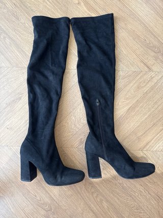 Botas Altas Zara Ante Talla 38