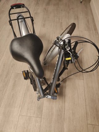 Bicicleta Plegable Moma Gris