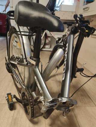 Bicicleta Plegable Moma Gris