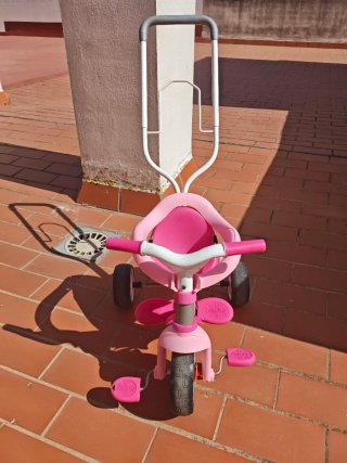 Triciclo infantil Smoby rosa