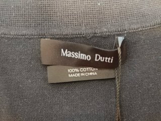 Polo Massimo Dutti punto azul marino Talla XL