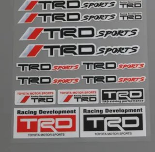 PEGATINAS TRD RACING LAMINA MOD 2