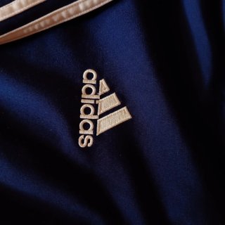 Chándal Real Madrid Vintage Adidas Azul y Dorado