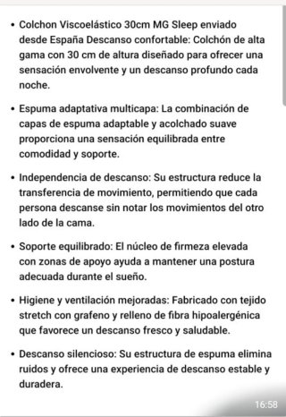 Colchón de tela