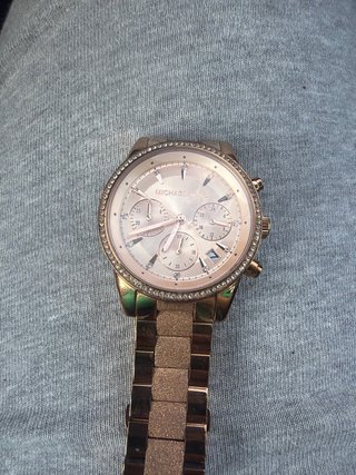 Reloj Michael Kors Parker Dorado Rosado
