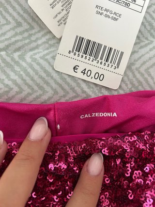 Bikini Calzedonia Fucsia Lentejuelas Talla S