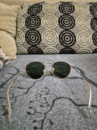 Gafas de Sol Ray-Ban Ovaladas Doradas